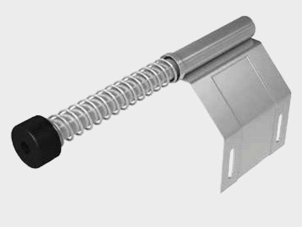 Амортизаторы используются для ограничения хода полотна ворот, а также для придания импульса движению ворот на закрытие.